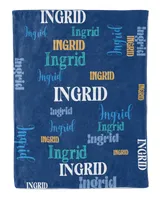 Ingrid Custom Name Blanket