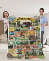 National Park Cozy Plush Fleece Blanket