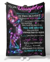 You Are Braver Than You Think Stronger Than You Believe Quilt Fleece Blanket Bundle