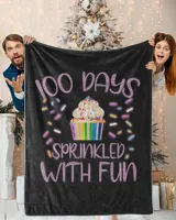 100 Days Of School T-Shirt100 days of school Gift, 100 days sprinkled with fun, student teacher gift idea T-Shirt_by AKACreativity_ copy