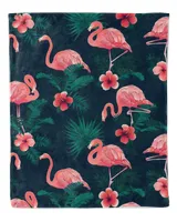 Flamingo Blanket, Flamingo Fleece Blanket, Flamingo Adult Blanket, Best Gift For Decor