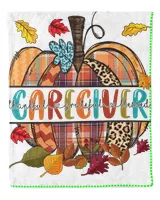 Caregiver Pumpkin Thankful Grateful Blessed Thanksgiving