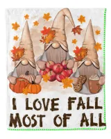 Gnomes I Love Fall Most Maple Leaves Apples, Pumpkins