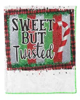 Sweet But Twisted Funny Candy Cane Merry Christmas