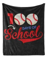 100 Days Of School Survivor T-Shirt100 Days of School Apparel 100th Day Baseball Teacher Kids T-Shirt_by Laelia Keelin_ copy