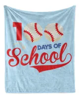 100 Days Of School Survivor T-Shirt100 Days of School Apparel 100th Day Baseball Teacher Kids T-Shirt_by Laelia Keelin_ copy