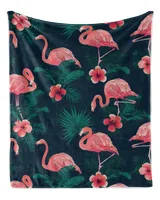 Flamingo Blanket, Flamingo Fleece Blanket, Flamingo Adult Blanket, Best Gift For Decor