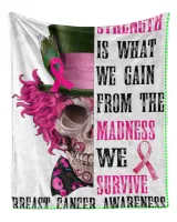 Breast Cancer Awareness Skull Pink Ribbons