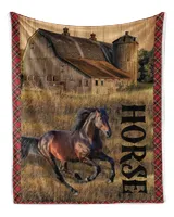 [Horses]Horse - Wooden Fabric Farmeart