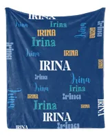 Irina Custom Name Blanket