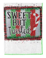 Sweet But Twisted Funny Candy Cane Merry Christmas