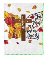 Fall For Jesus He Never Leaves Faith Christian Cross Butterfly