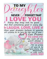 Family To My Daughter Never Forget That I Love You