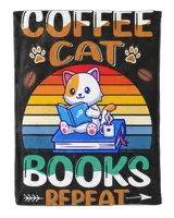 Coffee Cat Book Repeat