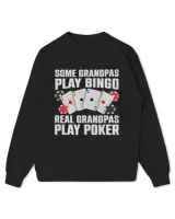 Cool Poker Lover Art For Grandpa Men Casino Card Gambling