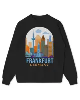 Frankfurt Germany Travel Poster Frankfurt Traveling Souvenir