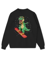 Funny Snowboarding TRex for Winter Sports Lovers