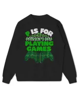 P Is For Playing Games St Patricks Girl Gamer Buffalo Plaid