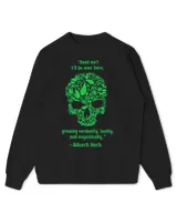 Adverb Herb Green Skull Classic T-Shirt