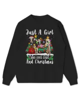 Just A Girl Who Loves Cows And Christmas Family Ugly Sweater 354