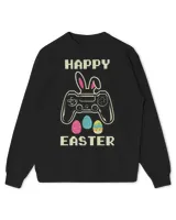 Gamer Video Game Rabbit Bunny Eggs Hunting Happy Easter Day