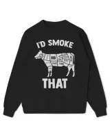 BBQ Id Smoke That Cow Beef Chef Butcher Cook