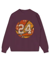 Basketball Gift Number 24 Jersey Love Basketball Player Vintage