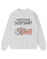 Official Sleep Shirt - Dog Cat Personalized QTCAT310123PET3