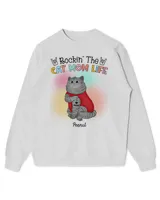 Rockin The Cat Mom Life Personalized T-shirt, Personalized Gift for Cat Lovers QTCAT310123A1
