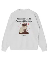 Happiness Can Be Measured With Cats Personalized Shirt QTCAT060223A1