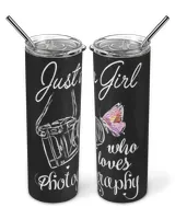 Just A Girl Who Loves Photography T-Shirt Photographer Gift