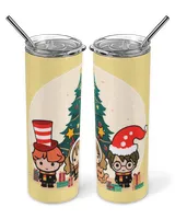 Ready for Merry Christmas Wine Tumbler (12 oz)