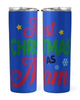 Our 1st Family Christmas, First Christmas As Mom Insulated Mug