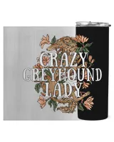 Dog Grayhound Crazy Greyhound Lady Pet Owners Racing Dog Greyhound Racing T-Shirt