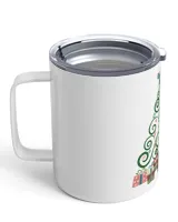 Merry Christmas Tree Insulated Mug