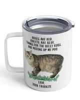 Tabby Manx Cat Roses Are Red Violets Are Blue