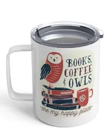 Book Reader books and coffee owl186 Reading Library