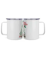 Merry Christmas Tree Insulated Mug