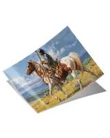 naa-jlv-44 Native American Western Horse Riding Hunting