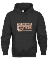 Girl Likes Otters Cute Rodent Forest Animal