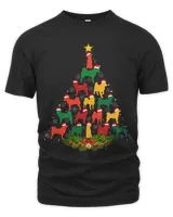 Xmas Matching Holiday Outfits Shiba Inu Dog Christmas Tree