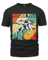 Murder Yoga Retro Vintage Wrestler Wrestling