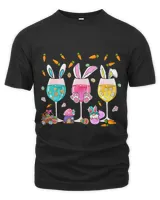 Floral Wine Glasses Easter Bunny Rabbit Alcohol Egg Women 2