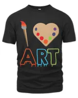 I Love Art Artist Painter Colorful Painting Crafts Gift 1