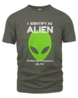Funny Alien I Identify As Preferred Pronoun Inclusive Equity