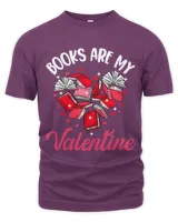 Books Are My Valentine Valentines Day Heart Funny Librarian