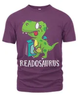 Funny Reading book readers dinosaur dino apparel
