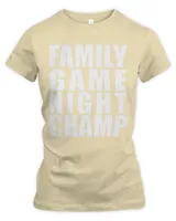 Family Game Night Champ Board Games Winner Champion Gift