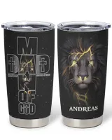 Andreas Man Of God Lion Tumbler