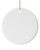 Circle Ceramic Ornament (US)